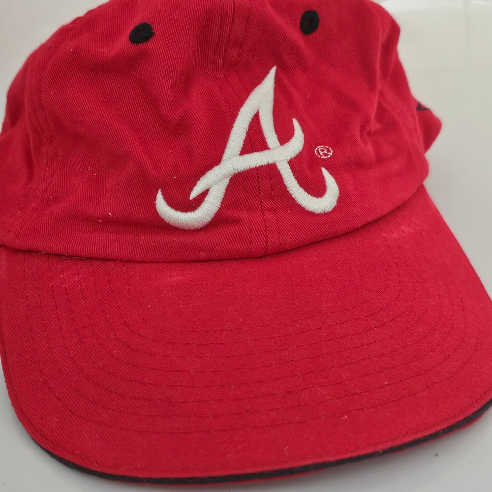 Vintage Atlanta Braves Kevin Millwood 34 Hat Coca-Cola BP Amoco Red Baseball Cap
